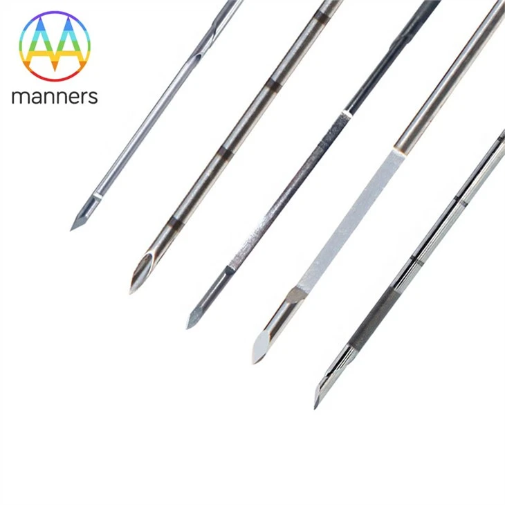 Jarum Echogenic Stainless Steel untuk Perangkat ULTRASOUND