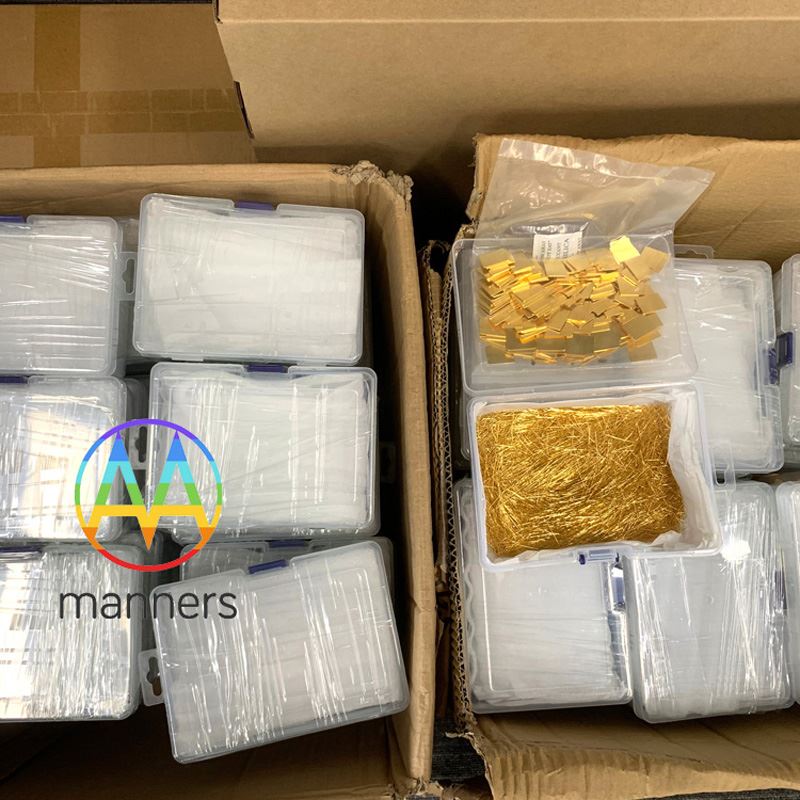 Pelanggan Korea Memesan 1.500,000pcs Jarum Mikro Berlapis Emas Kustom Untuk R...