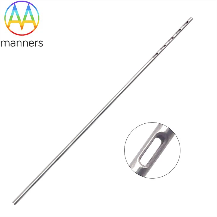 Tabung Kunci Luer Stainless Steel Dengan Lubang Samping